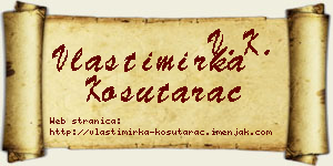 Vlastimirka Košutarac vizit kartica
